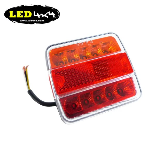Piloto trasero de led de 5 funciones 12V-24V Homologado