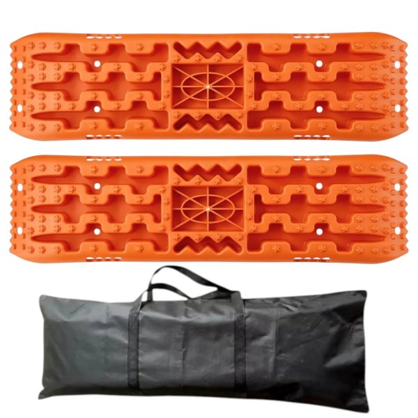 Planchas de Desatascado + Bolsa de Transporte + Base para Gato Gato Farm-Jack (Naranjas) - RECOVERY-BOARD-ORANGE - Led4x4