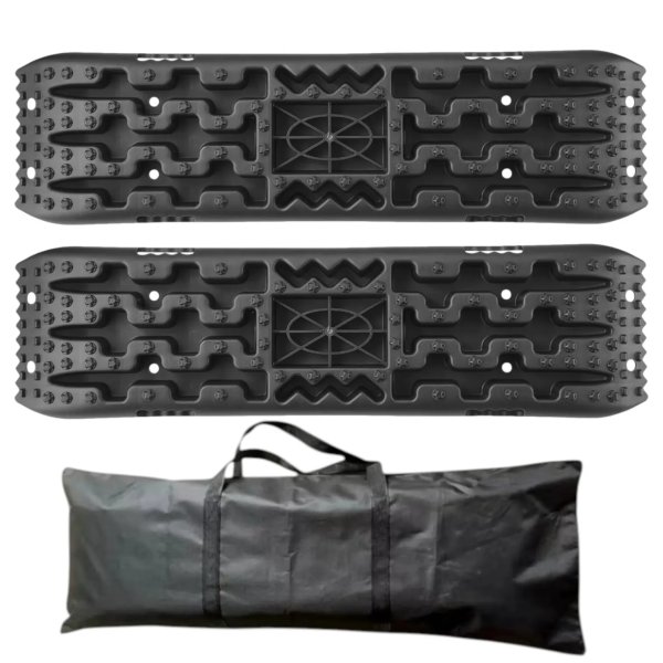 Planchas de Desatascado + Bolsa de Transporte + Base para Gato Gato Farm-Jack (Negras) - RECOVERY-BOARD-BLACK - Led4x4