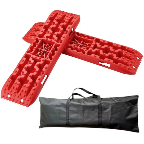 Planchas de Desatascado + Bolsa de Transporte + Base para Gato Gato Farm-Jack (Rojas)